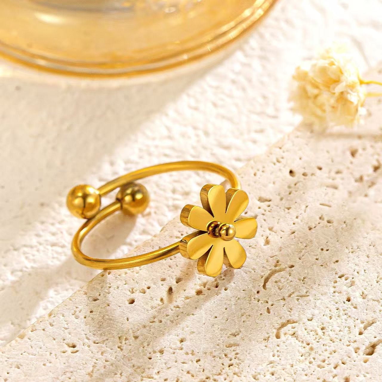 Wear your sunshine 🌻 18K gold-plated beauty that never fades