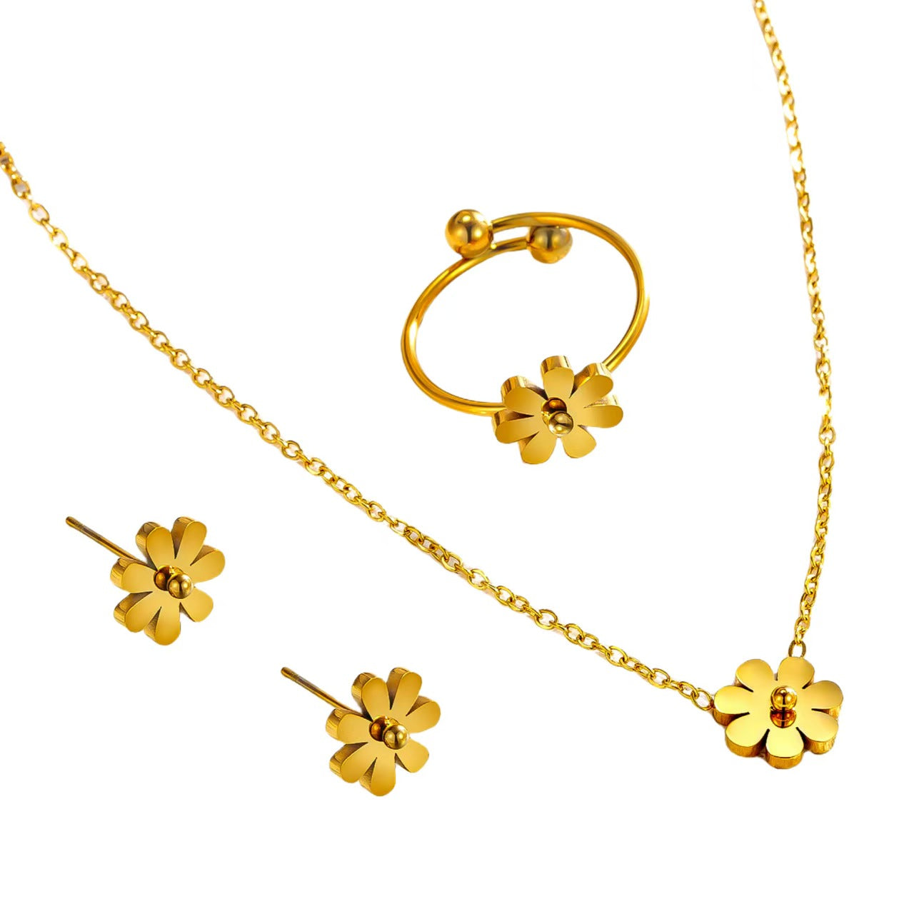 Wear your sunshine 🌻 18K gold-plated beauty that never fades